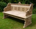 Ornate Teak Bench