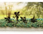 Fairies, set of 4 silhouettes, with stak